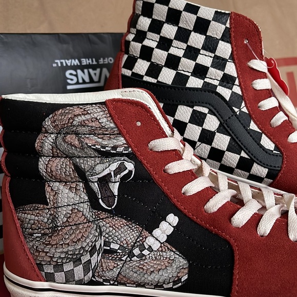 Vans Sk8-Hi Desert Snake/Chili Oil sneakers WMNS - Picture 7 of 16